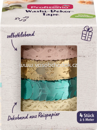 Profissimo Washi Dekor Tape, 4 St