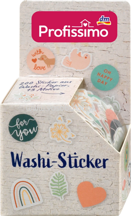 Profissimo Washi-Sticker, 13 Motive, 1 St