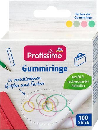Profissimo Gummiringe, 100 St