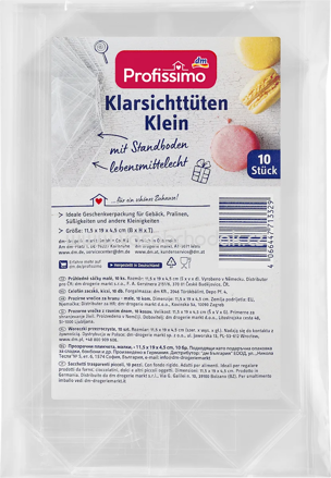 Profissimo Klarsichttüten klein, 10 St
