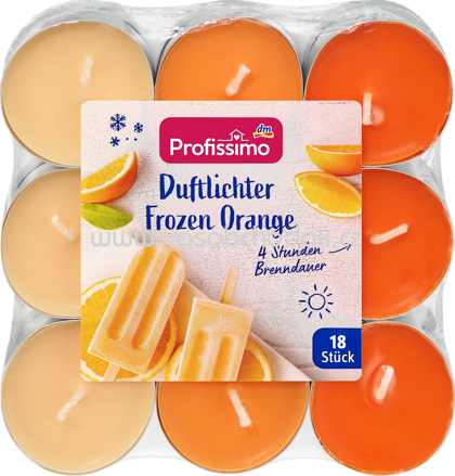 Profissimo Duftlichter Frozen Orange Alu, 18 St