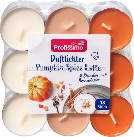 Profissimo Duftlichter Pumpkin Spice Latte, 18 St