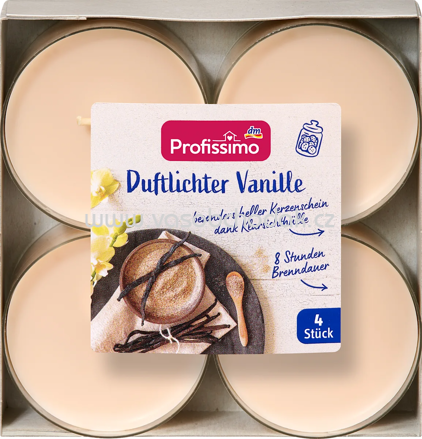 Profissimo Duftlichter Vanille Groß PC, 4 St
