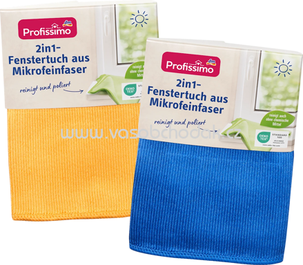 Profissimo Fenstertuch aus Mikrofeinfaser 2in1, 1 St