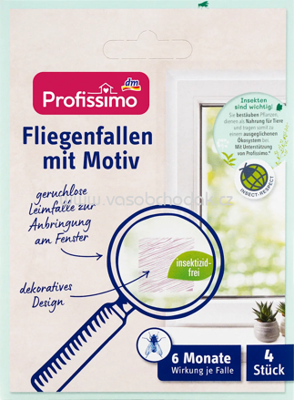 Profissimo Fliegenfalle Motiv, 4 St
