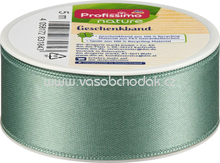 Profissimo nature Satinband "salbei", 5 m