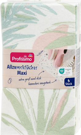 Profissimo Allzwecktücher Maxi, 4 St