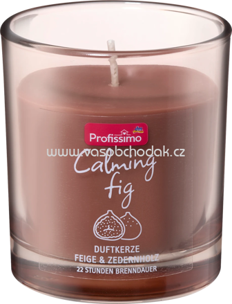 Profissimo Duftkerze im Glas Calming Fig, 1 St