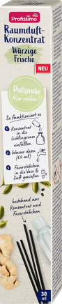 Profissimo Duftstäbchen Nachfüllset Raumduft-Konzentrat Würzige Frische, 30 ml