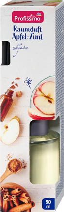 Profissimo Duftstäbchen Raumduft Apfel Zimt, 90 ml