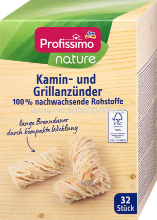 Profissimo Kamin- und Grillanzünder, 32 St