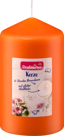 Profissimo Kerze glatt 140/80 orange, 1 St