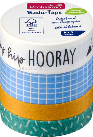 Profissimo Washi-Tape "Alles Gute", 4 St