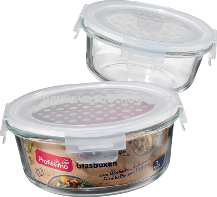 Profissimo Glasboxen Set rund, 2 St
