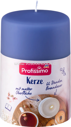 Profissimo Kerze matt 120/80 blau, 1 St