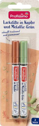 Profissimo Lackstifte Set 2tlg Kupfer und Metallic-Grün, 1 St