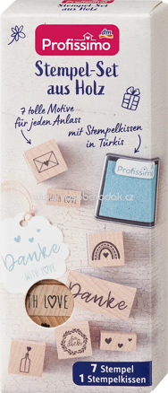 Profissimo Stempel-Set aus Holz 8tlg., 1 St