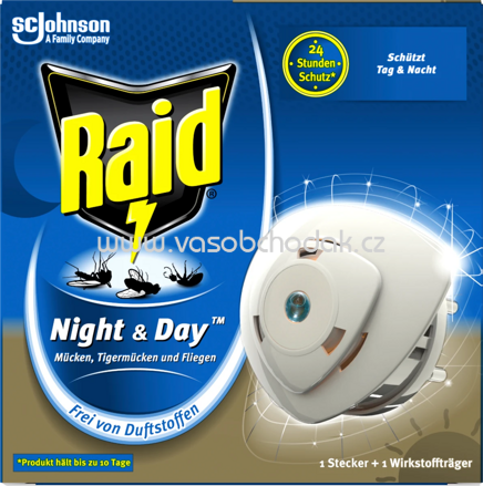 Raid Insekten-Stecker Night & Day Trio Original (+1 Nachfüller), 1 St