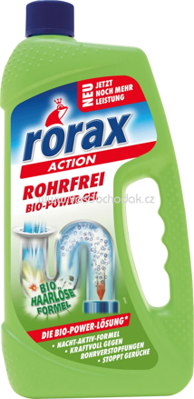 Rorax Rohrreiniger Rohrfrei Bio-Power-Gel, 1l