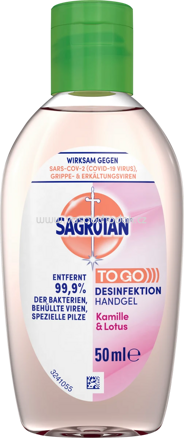 Sagrotan Desinfektion Handgel Kamille & Lotus, 50 ml