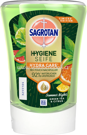 Sagrotan No-Touch Nachfüller Green Tea & Citrus Summer Nights, 250 ml