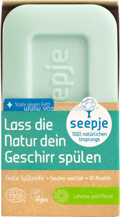 Seepje Spülmittel Seife Limette & Minze, 120g