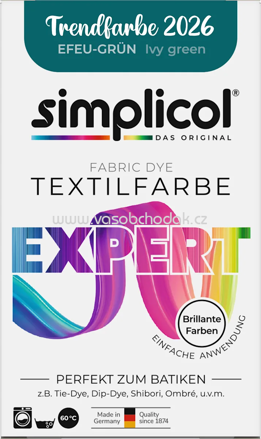 Simplicol Textilfarbe expert Efeu-Grün, 1 St