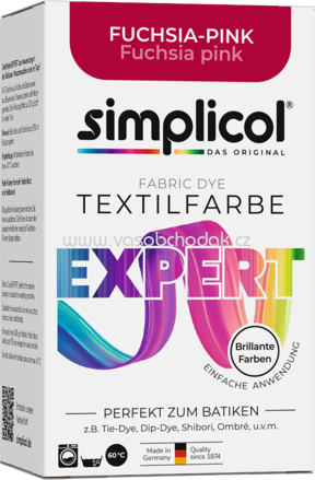 Simplicol Textilfarbe expert Fuchsia-Pink, 1 St