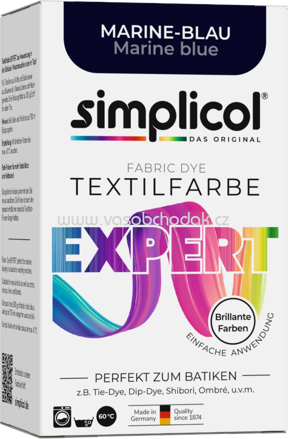 Simplicol Textilfarbe expert Marine-Blau, 1 St