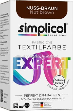 Simplicol Textilfarbe expert Nuss-Braun, 1 St