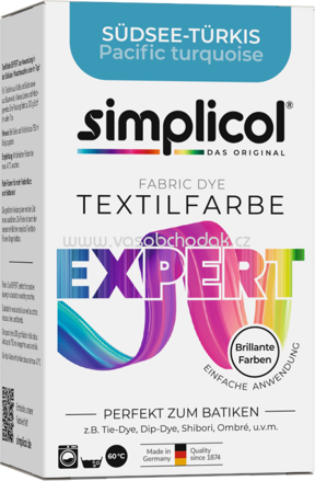 Simplicol Textilfarbe expert Südsee-Türkis, 1 St