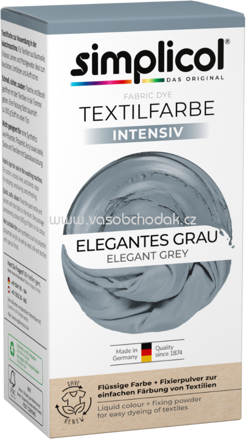 Simplicol Textilfarbe intensiv Elegantes Grau, 1 St