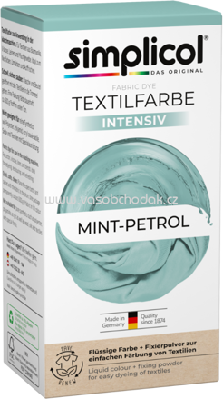 Simplicol Textilfarbe intensiv Mint-Petrol, 1 St