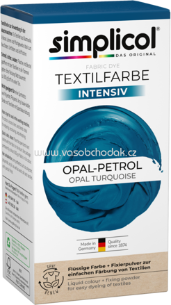 Simplicol Textilfarbe intensiv Opal-Petrol, 1 St