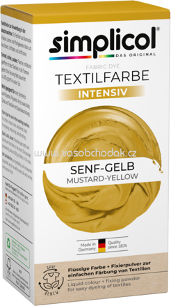 Simplicol Textilfarbe intensiv Senf-Gelb, 1 St