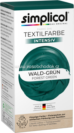 Simplicol Textilfarbe intensiv Wald-Grün, 1 St