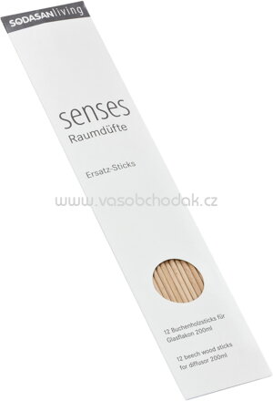 Sodasan Raumduft Sense Ersatz Sticks, 12 St