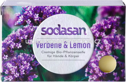 Sodasan Feste Seife Verbene & Lemon, 100g, 1 St