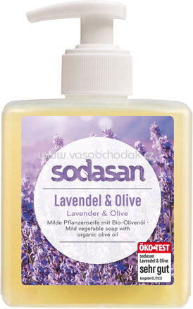 Sodasan Flüssigseife Lavendel & Olive, 300 - 5000 ml
