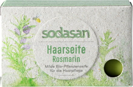 Sodasan Haarseife Rosmarin, 100g, 1 St