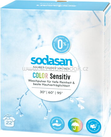 Sodasan Color Waschpulver Sensitiv, 1000 - 20 000g