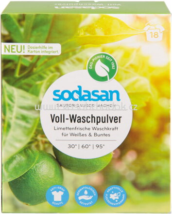 Sodasan Voll-Waschpulver Limette, 1000 - 20 000g