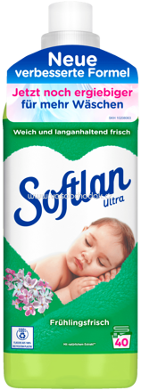 Softlan Ultra Weichspüler Frühlingsfrisch, 40 Wl, 1l