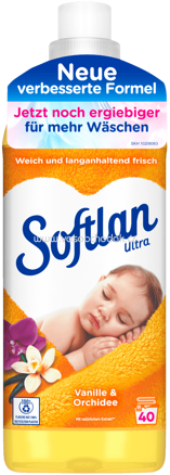 Softlan Ultra Weichspüler Vanille & Orchidee, 40 Wl, 1l