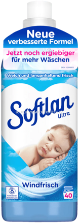 Softlan Ultra Weichspüler Windfrisch, 40 Wl, 1l