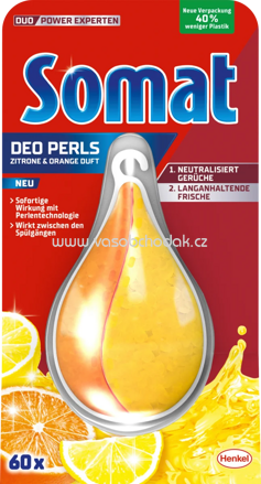 Somat Spülmaschinen-Deo Duo-Perls Zitrone & Orange, 1 St