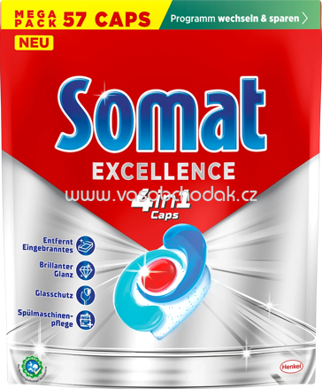 Somat Spülmaschinen Caps Excellence 4in1, 47 - 70 St