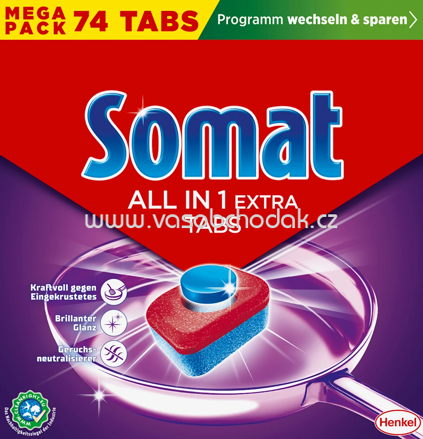 Somat Spülmaschinen Tabs All in 1 Extra, 64 - 90 St