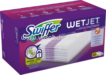 Swiffer Bodentücher Wet Jet Nachfüllpack, 20 St