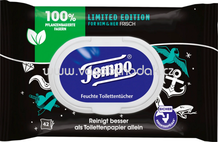 Tempo Feuchtes Toilettenpapier For Him & Her, 42 St